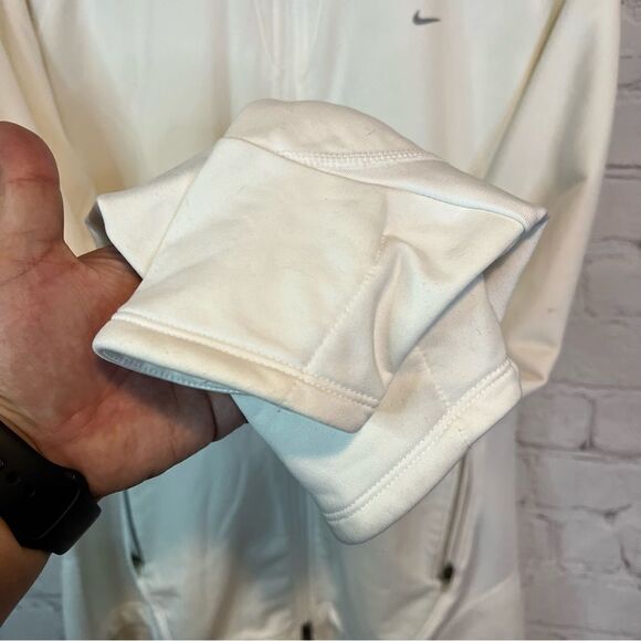 Nike Fit Dry White Tech Fleece Sweater Girls size Large (12-14) - Picture 6 of 10